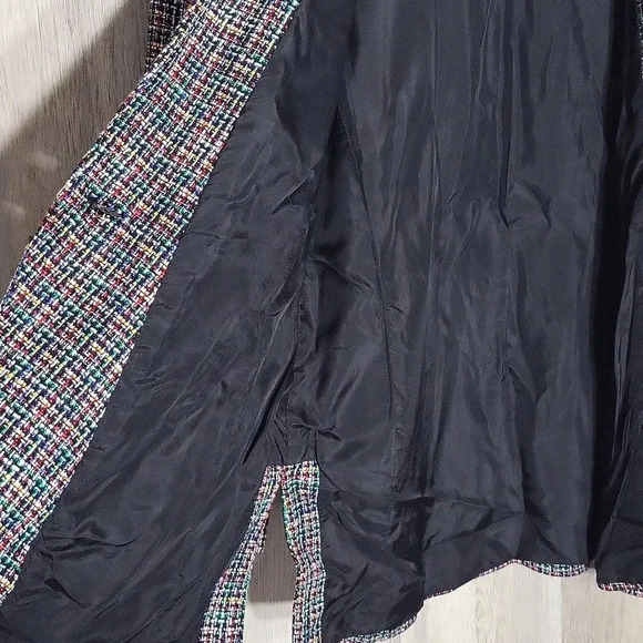 🛍Liz Claiborne Vintage Tweed Speckled Multicolored Lined Blazer Womens Size 10 - Picture 7 of 7